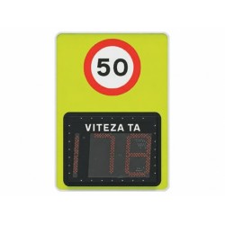 Radar pedagogic afisare viteza + pictograme 1250x900